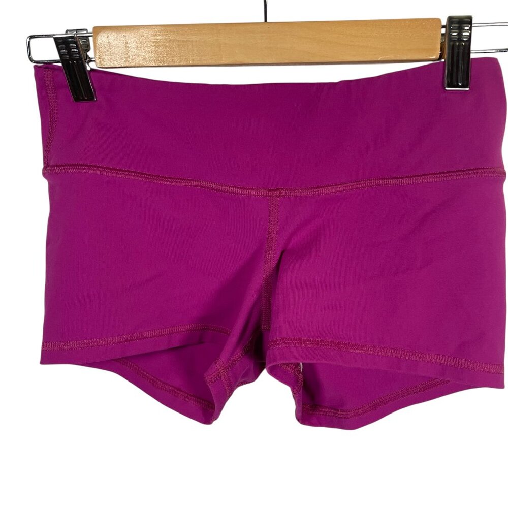 Fleo Active Shorts Womens Small Magenta CrossFit Athletic Gym Training